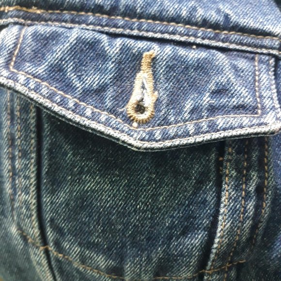 Vintage Route 66 Leopard Jean Denim Jacket - Picture 7 of 9